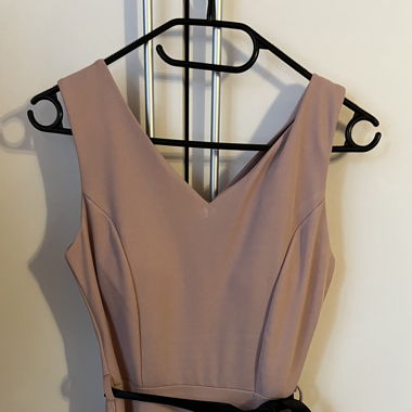 Vestito primaverile/estivo con cintura nastro 