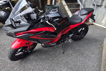2025 KAWASAKI NINJA 500 SE ABS motorcycle for rent near Baltimore, MD
