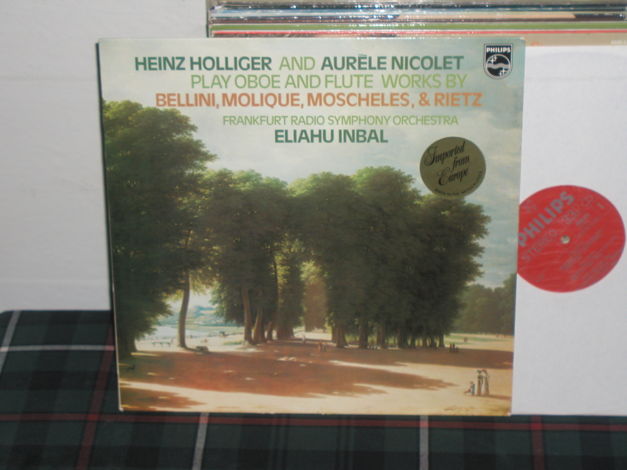 Holliger/Inbal/Frso - Bellini&Molique Philips Import LP...