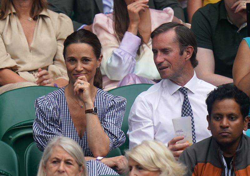 Pippa Middleton and James Matthews at Wimbledon