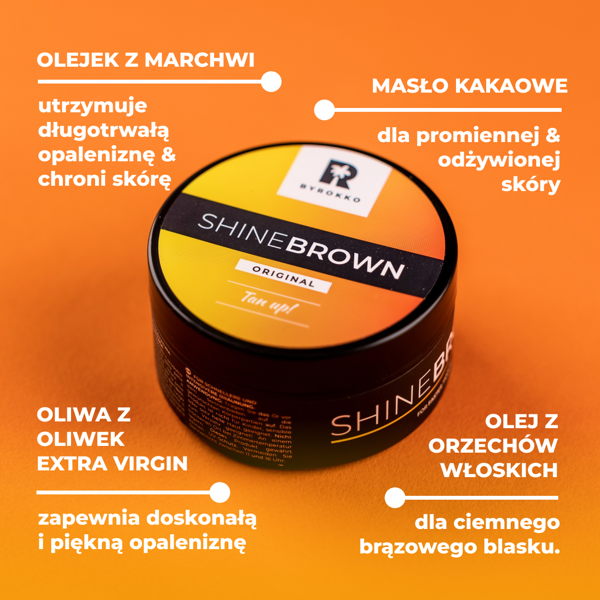 Premium przyspieszacz do opalania Shine Brown Tan up!