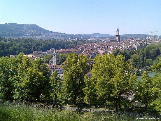Vue sur Berne en Suisse - 01 - juin 2006