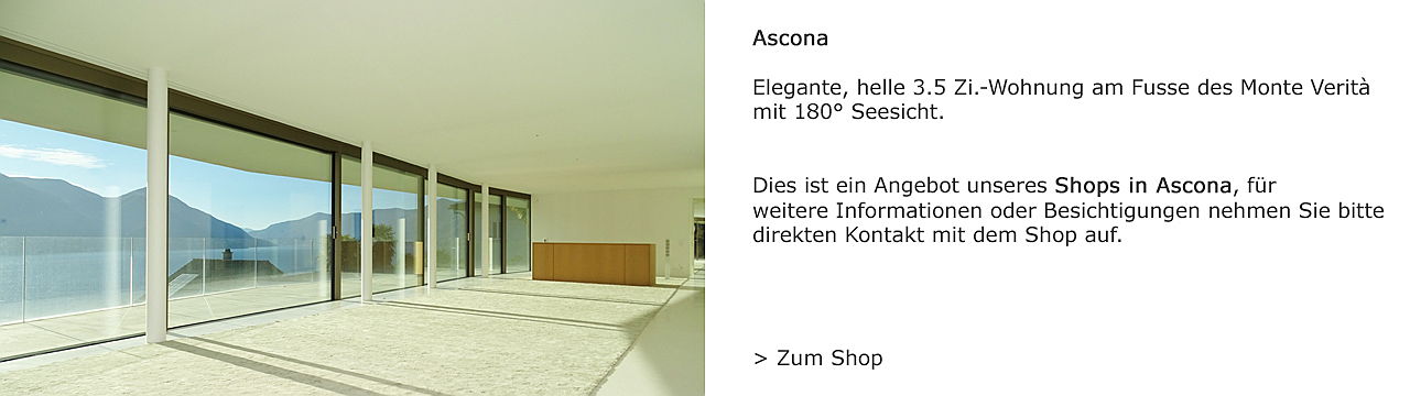 Zug
- Wohnung in Ascona über Engel & Völkers Ascona