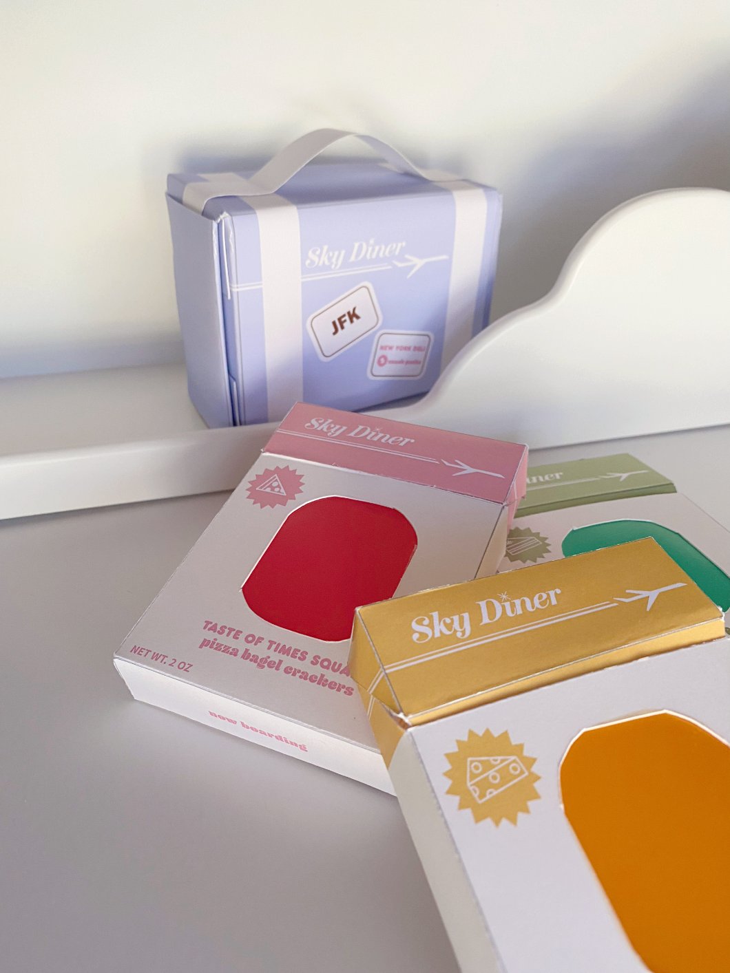 Katie Carone’s “Sky Diner” Imagines a Boxed-Up Snack Tour of New York