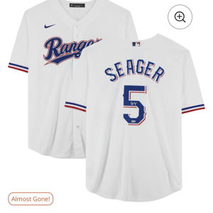 Corey Seager Texas Rangers Fanatics Authentic Autographed Nike Replica Jersey - White