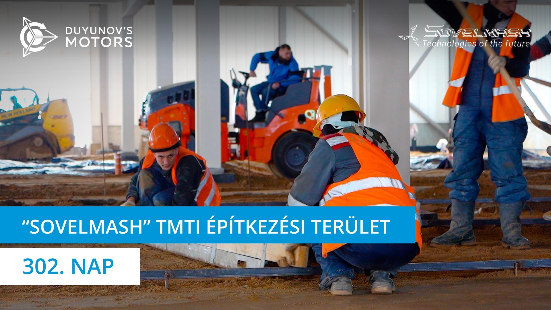 A második „térkép" előkészítése a TMTI földszintjének betonozásához | 302. nap