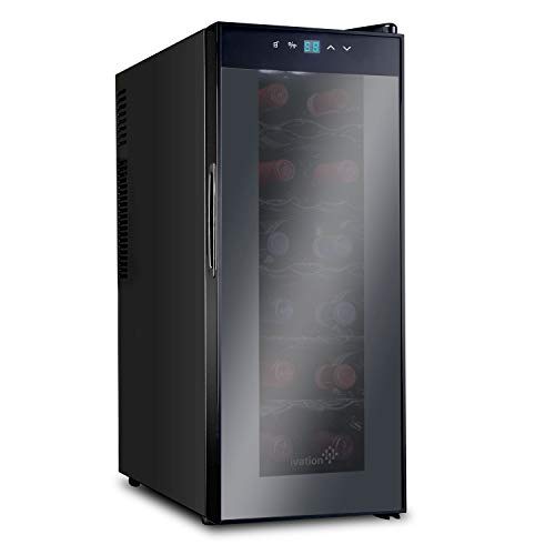 Ivation 12 Bottle Thermoelectric Red and White Wine Cooler vs Ivation