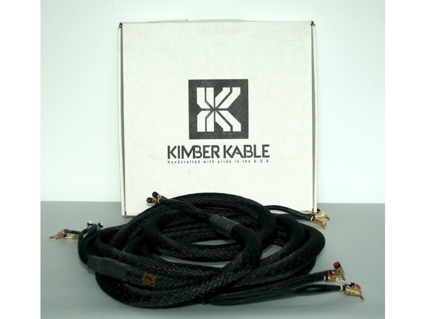 Kimber Kable BIFOCAL-XL Speaker Wires with WBT Bananas, 10' Biwire Pair