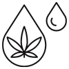 a logo with a leaf