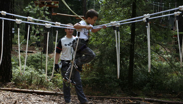 bester geburtstagde kletterwald weiherhof bäume wagen kind sicher sprunghöhe