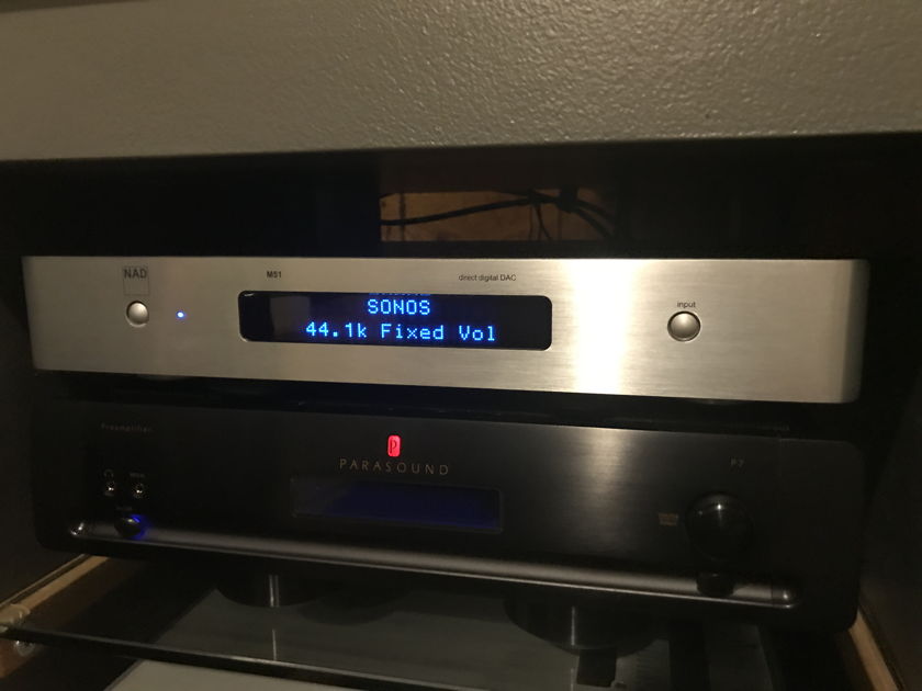 NAD  M51 in Silver Only 2 weeks old...Stereophile Class A+ recommended!!