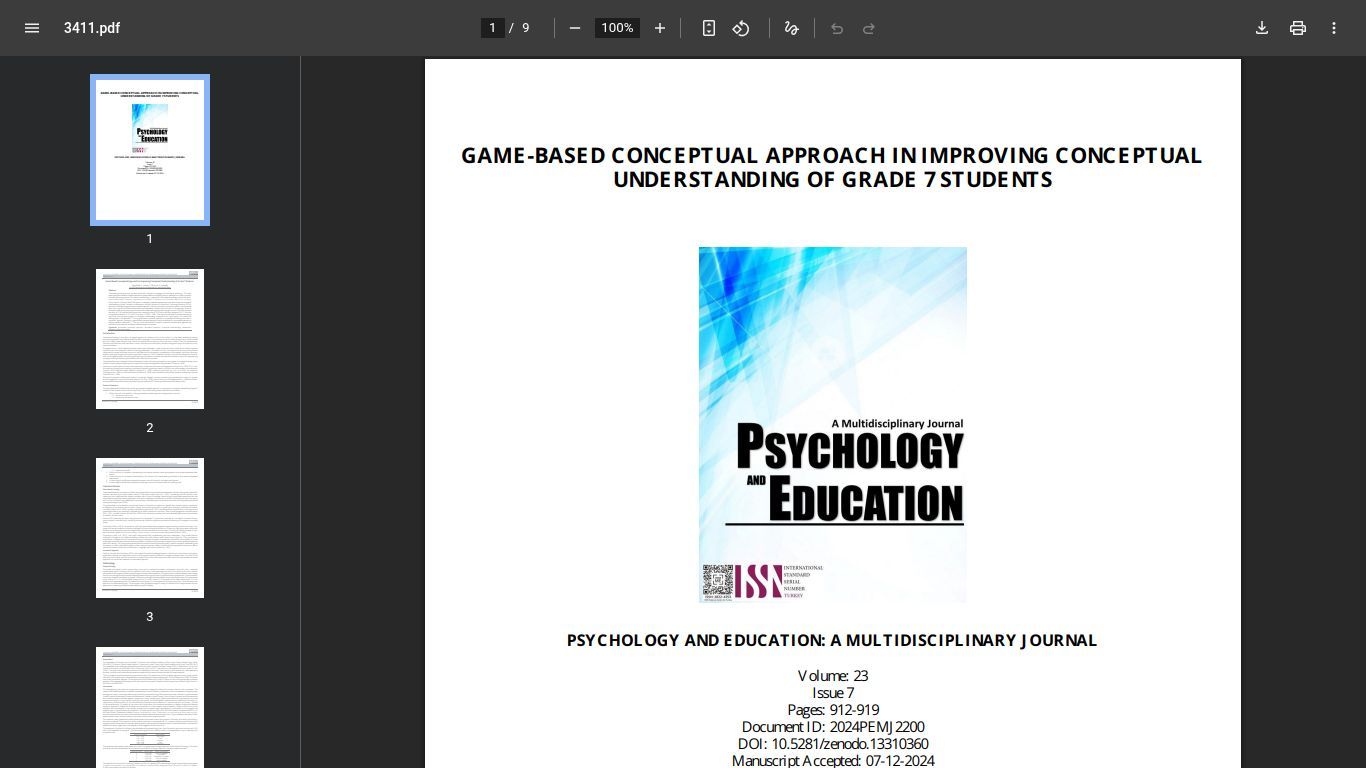 Research Paper on Advanced Scientific Methods