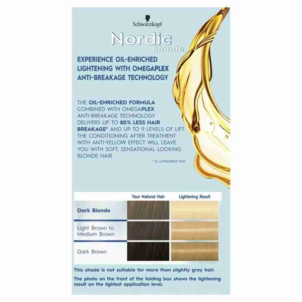 Schwarzkopf Nordic Blonde L1++ Ultimate Lightener - Image 3