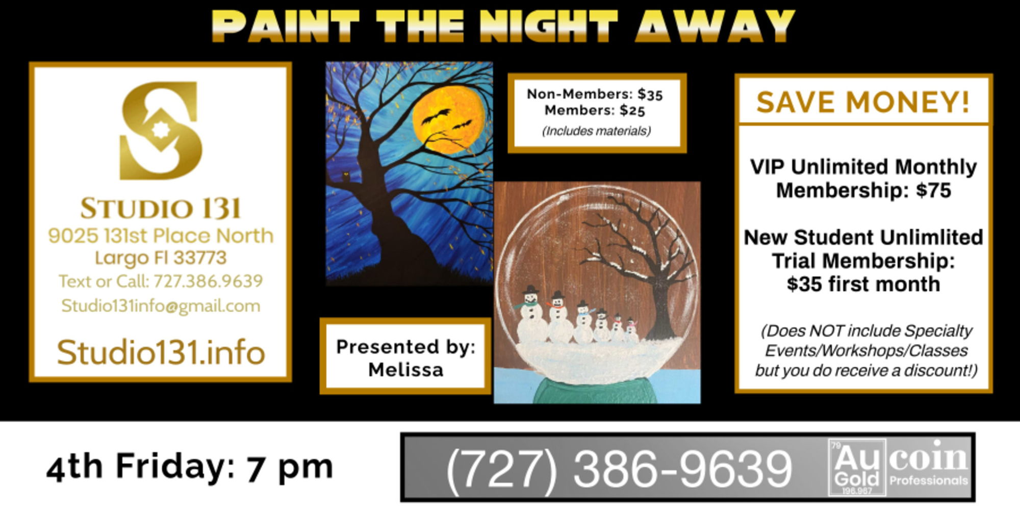 4th Friday Paint the Night Away promotional image
