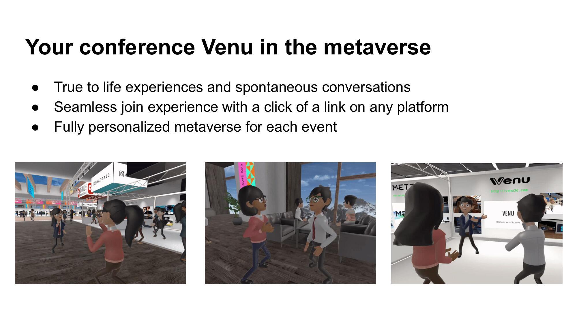Reserve in Venu Metaverse Events | Connections without the costs. Bring ...
