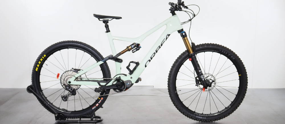 An Orbea e-MTB