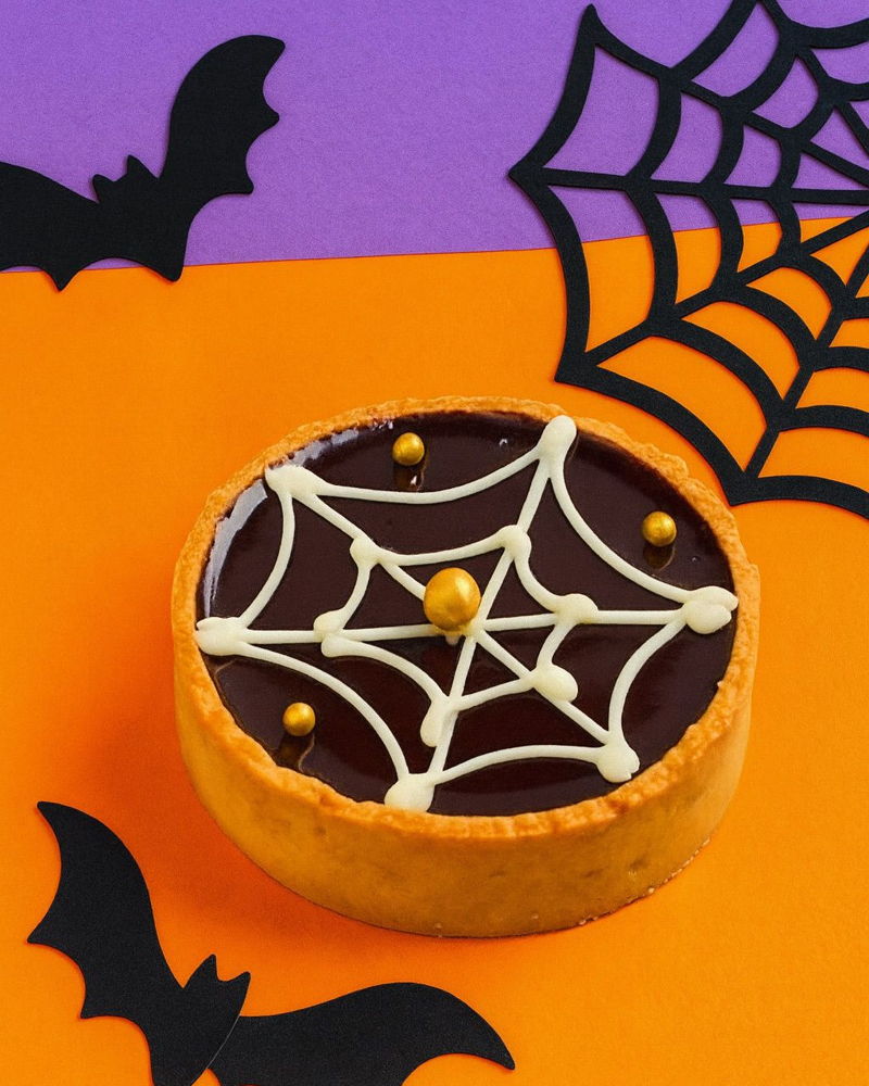 Spidey Web Nutella Tarts