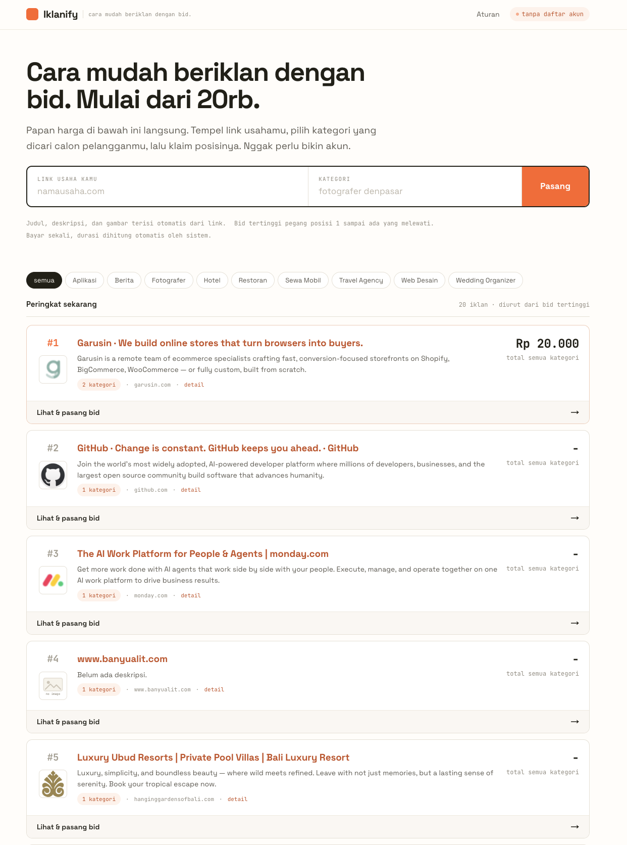Back-End developers developer - Budi A.'s portfolio image