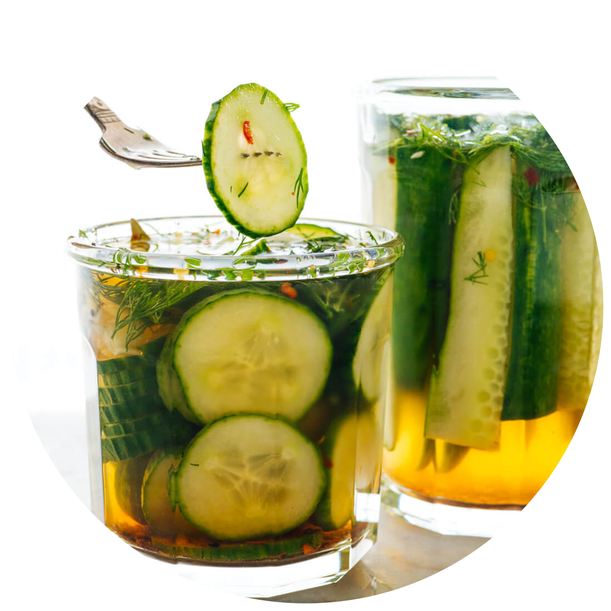 a jar of pickles as a source of Probiotics in the best probiotics in singapore