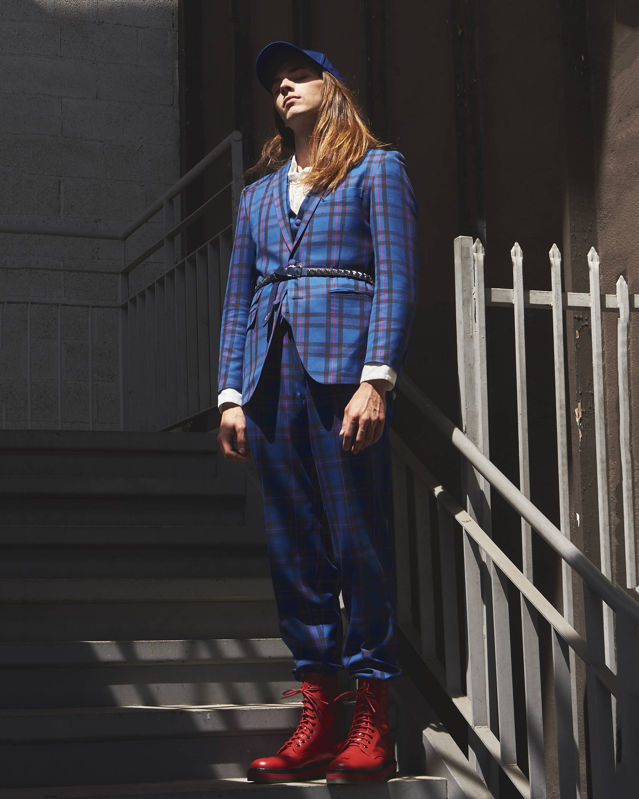 Kidill Plaid Suit SS18 - Hlorenzo