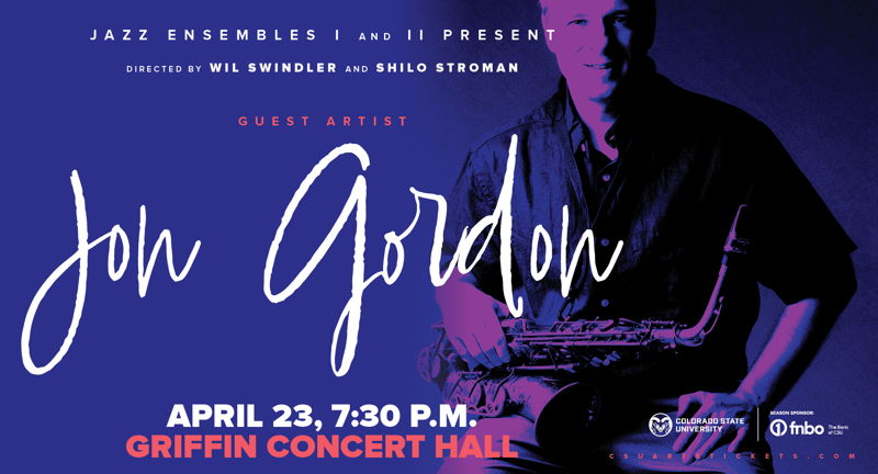 Jazz Ensembles Concert with Guest Artist Jon Gordon, Saxophone 