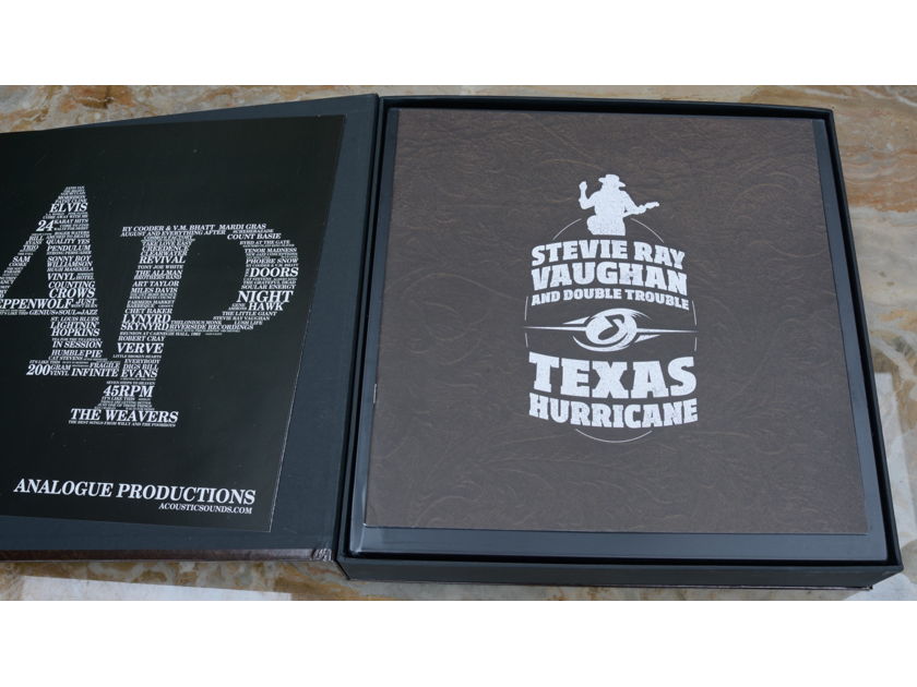 Stevie Ray Vaughan - Texas Hurricane SACD Analog Productions box set