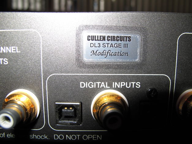PS Audio DL3 DAC Cullen mod 3 DLlll DAC