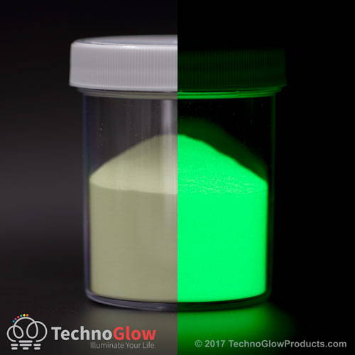 Green Glow in the Dark Powder