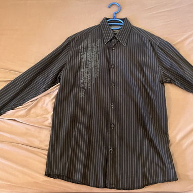 Chemise à longue manche noir 