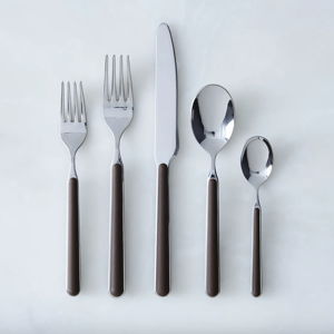 Mepra Italian Flatware, Brown Color, 5-Piece Set