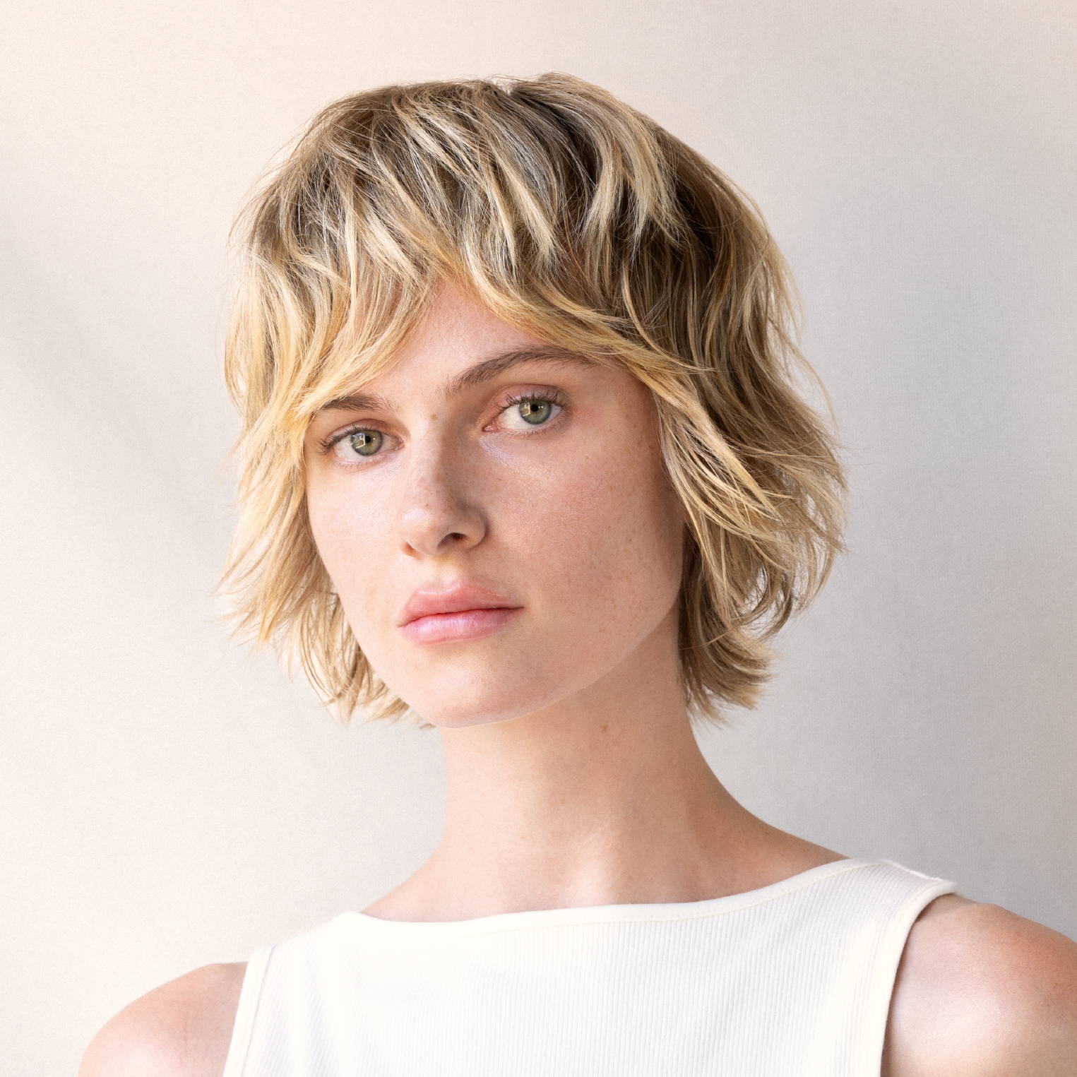 Davines hair model