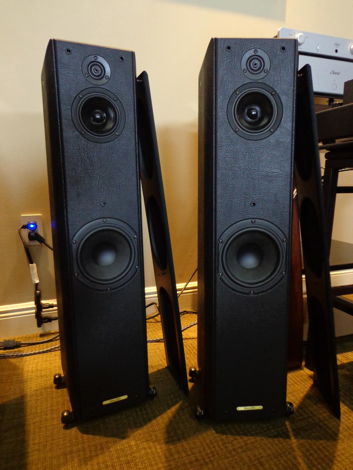 Sonus Faber Toy Tower - Black Leather Finish