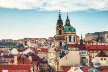 Admire the magical panorama of Prague