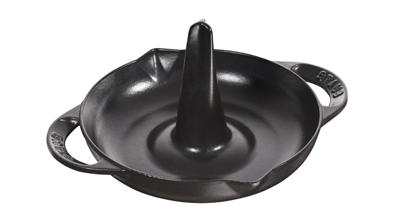 Staub Vertical Chicken Roaster, 24 cm - Nyonya Cooking ...