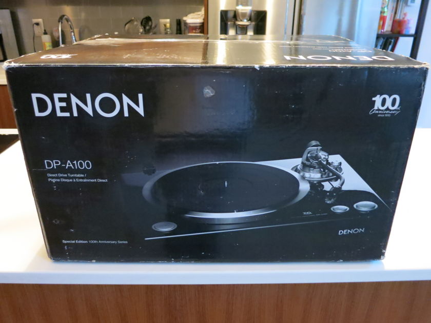 Denon DP-A100 Turntable - 100th Anniversary Special Edition - inc DL-A100