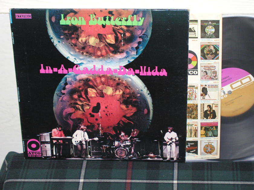 Iron Butterfly - In-A-Gadda-Da-Vida (Pics) Orig.3 color ATCO from 60's