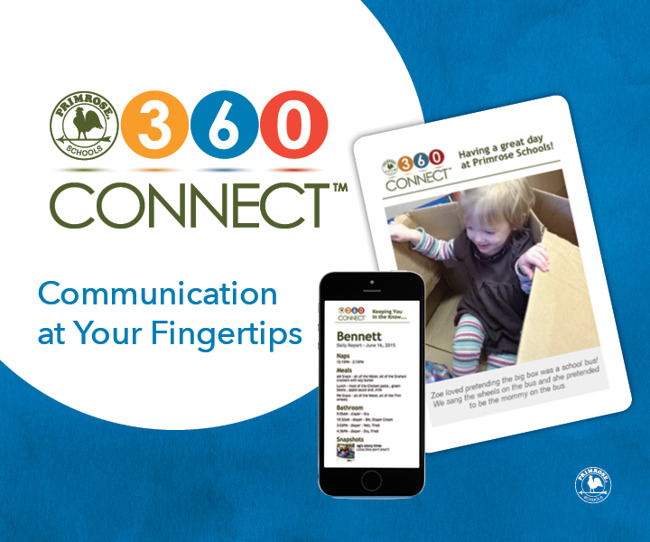 Poster for the Primrose schools 360 connect initiative