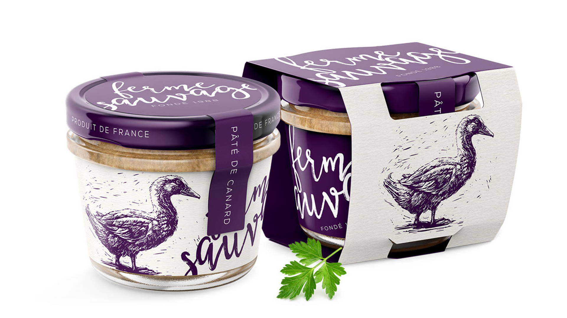 Featured image for This French Pâté Packaging Is Striking Yet Approachable