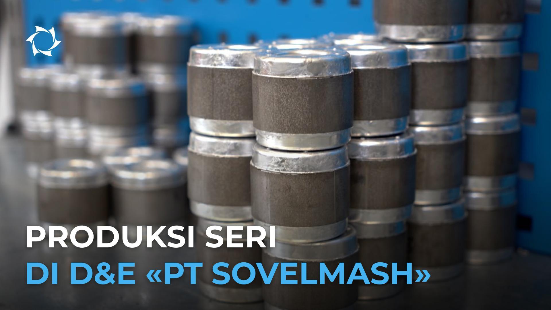 Komponen produk masa depan PT Sovelmash, yang diproduksi menggunakan peralatan milik sendiri