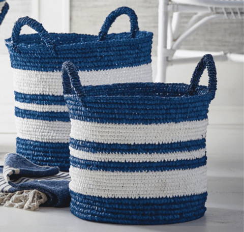 5. Declutter and Organize with Baskets Column