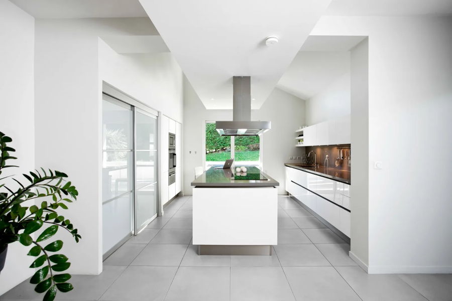 Alarme sans fil Daitem sur une villa contemporaine — photo 7