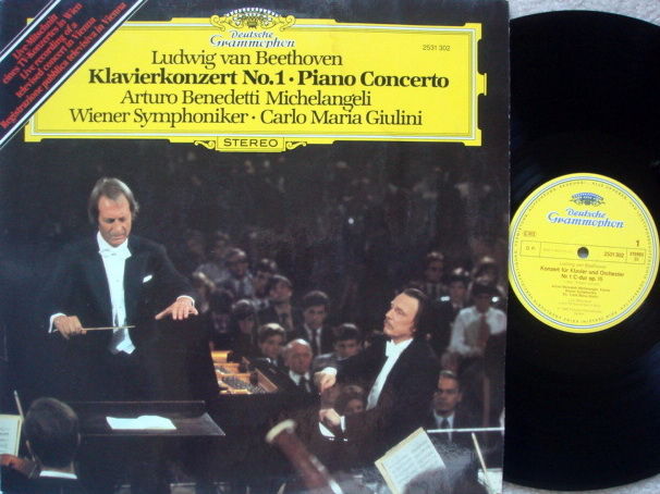 DG / Beethoven Piano Concerto No.1, - MICHELANGELI/GIUL...