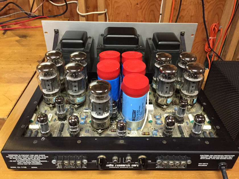 Audio Research D-115 MKII Vacuum Tube Amplifier