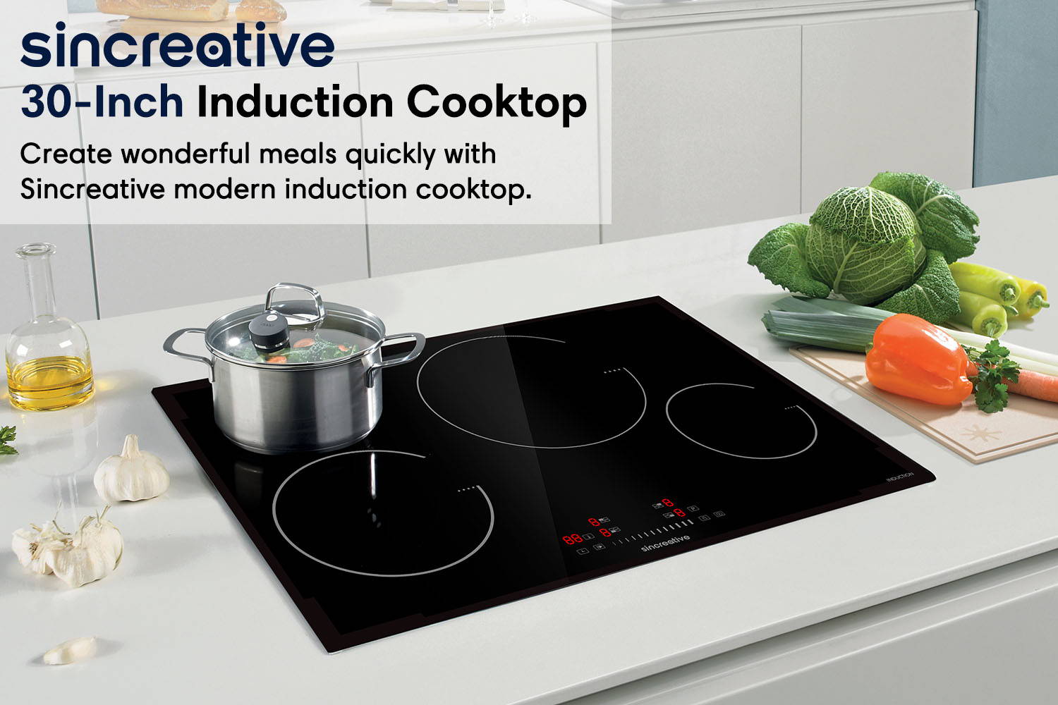 30 inch induction cooktop creat wonderful meals quickly with sincreative modern induction cooktop.
