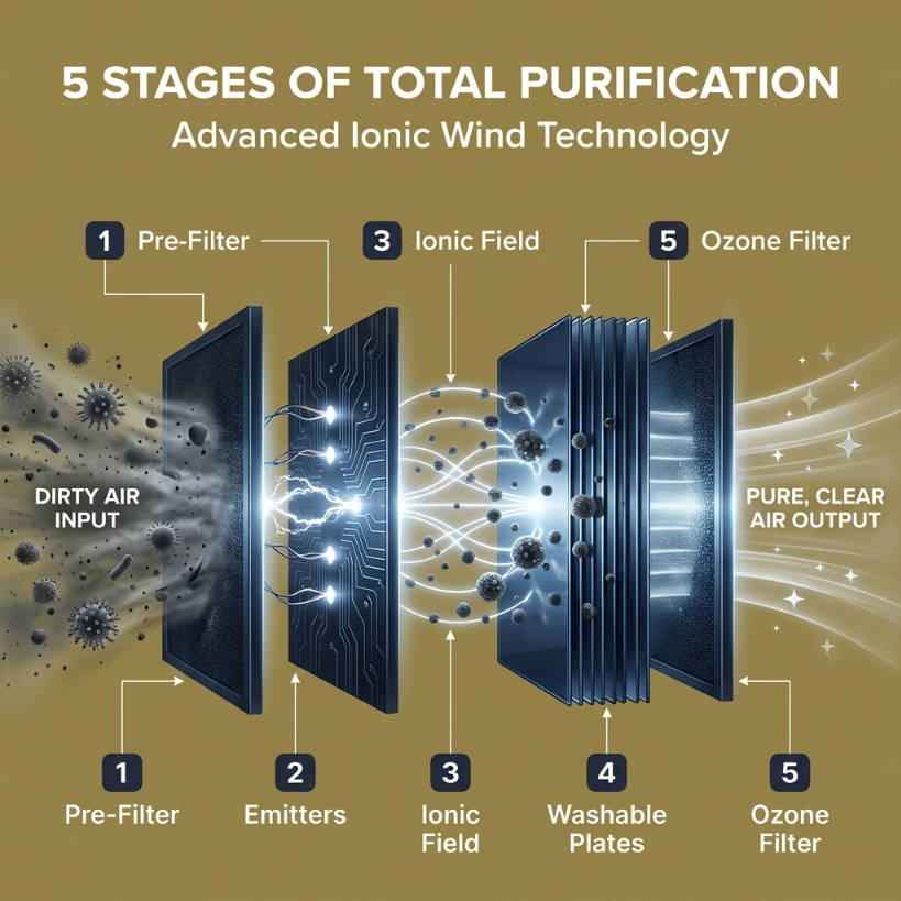 EdenPURE G-Pro 5 Stages of Purification