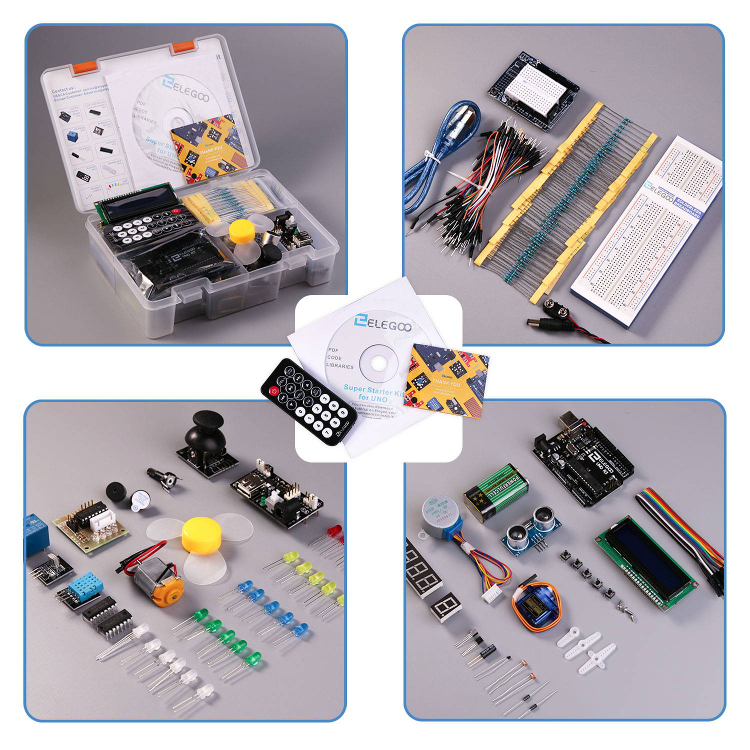 ELEGOO UNO R3 Super Starter Kit with Tutorial Compatible with Arduino IDE –  ELEGOO Official