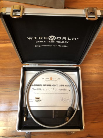 Wireworld  Platinum Starlight 7 USB 1m as new - great p...