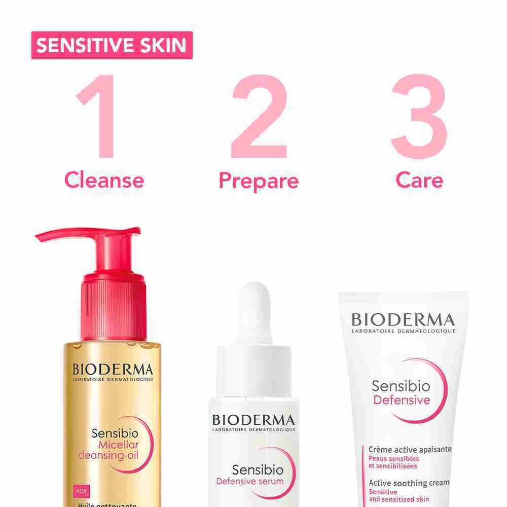 Bioderma Sensibio Micellar Cleansing Oil Makeup Remover- 150Ml - Image 3