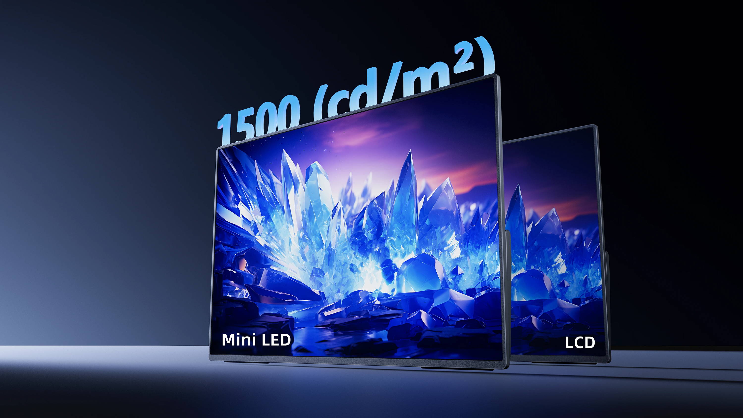 UColor M1-14 Inch-2K-Mini-LED-Monitor-1600P- Screen-with-1500cd/m²