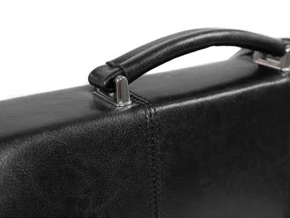 Herren Leder Aktentasche Lehrertasche - BUVOLO